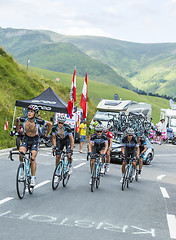 Image showing The Team Omega Pharma–Quick-Step - Tour de France 2014