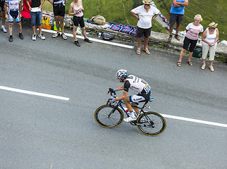 Image showing The Cyclist Albert Timmer on Col de Peyresourde - Tour de France