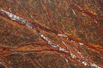 Image showing Stone natural pattern of marble surface.