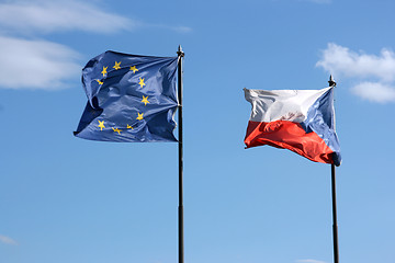 Image showing European Union and Czech Republic