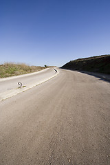 Image showing The road to the sky