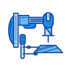 Image showing Machine tool line icon.