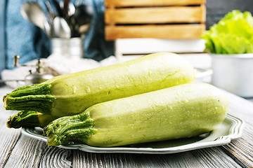 Image showing green zucchini