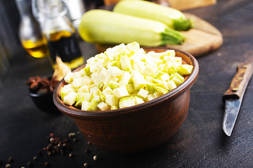 Image showing green zucchini