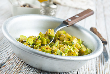 Image showing fried marrow