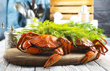 Image showing boiled crab