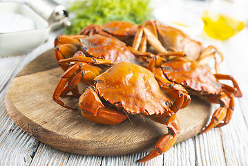 Image showing boiled crab