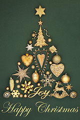 Image showing Abstract Christmas Tree Decoration 