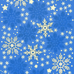 Image showing Christmas Snowflake and Star Decorations