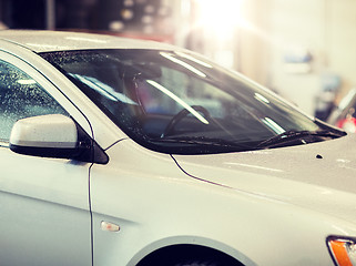 Image showing car at repair station