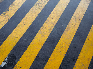 Image showing Yellow and black stripes