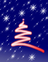 Image showing Christmas Background with Ornaments