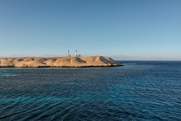 Image showing Large island in the Sea