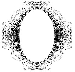 Image showing Decorative Abstract Digital Design - Circular Frame