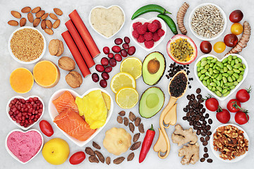 Image showing Health Food for a Healthy Heart