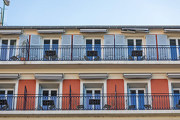 Image showing Hotel Balconies