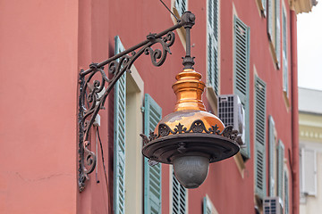 Image showing Copper Street Lamp