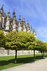 Image showing Holy temple Barbara (Chram Svate Barbory), Kutna Hora, Czech Rep