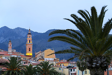 Image showing Saint Michel Archange Basilica, Menton, French Riviera, France