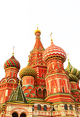 Image showing Fragment view of Saint Basil's Cathedral in Moscow, Russia