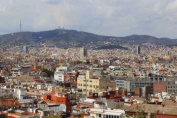 Image showing Beautiful view of Barcelona, Catalonia, Spain