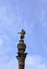 Image showing Monument of Christopher Columbus in Barcelona