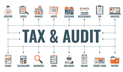 Image showing Auditing, Tax, Accounting Banner