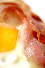 Image showing bacon and eggs