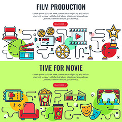 Image showing Film Production and Time for Movie Banners