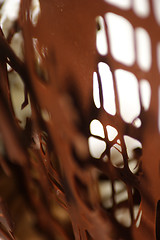 Image showing close up of delicious chocolate dessert