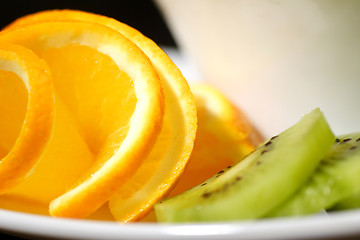 Image showing colorful fruit salad dessert