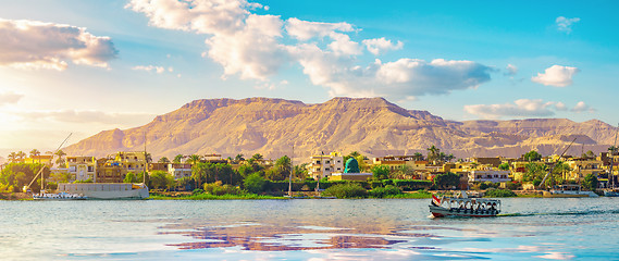 Image showing River Nile and ship