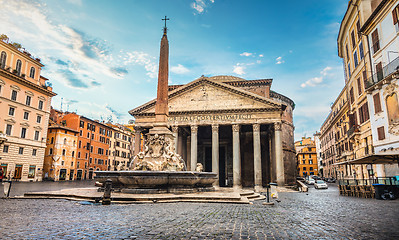 Image showing Ancient Pantheon in Rome