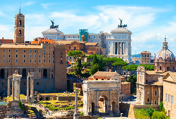 Image showing Forum and Victor Emmanuel