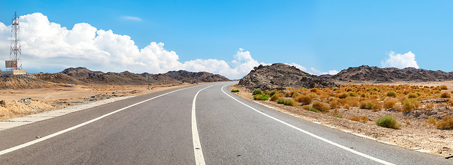 Image showing Road in the mountains