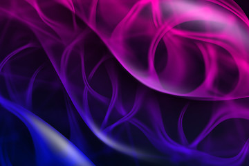 Image showing Colorful abstract wavy background with soft light.