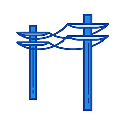 Image showing Power line icon.