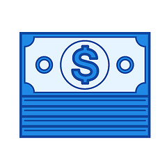 Image showing Cash line icon.