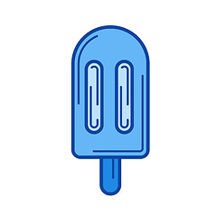 Image showing Popsicle line icon.