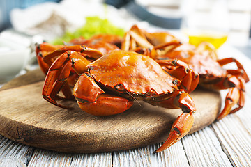 Image showing boiled crab