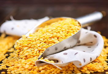 Image showing yellow lentil