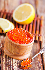 Image showing salmon caviar