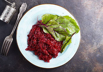 Image showing beet caviar