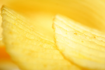 Image showing crinkly cut potato chips