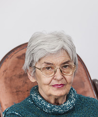 Image showing Portrait of an Old Woman