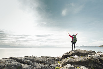 Image showing Just me and Nature