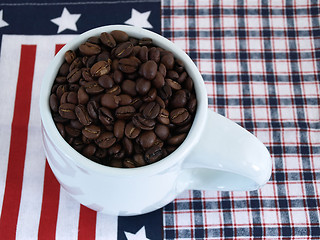 Image showing Patriotic Coffee Beans
