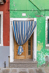 Image showing Curtains Front Door