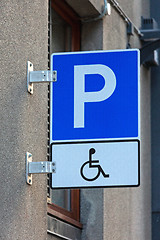 Image showing Disabled Parking Sign