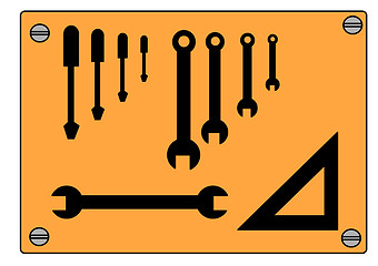 Image showing Tool Shadow Board